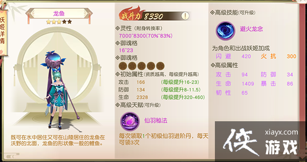 怒剑传说龙鱼妖姬介绍 怒剑传说龙鱼妖姬介绍