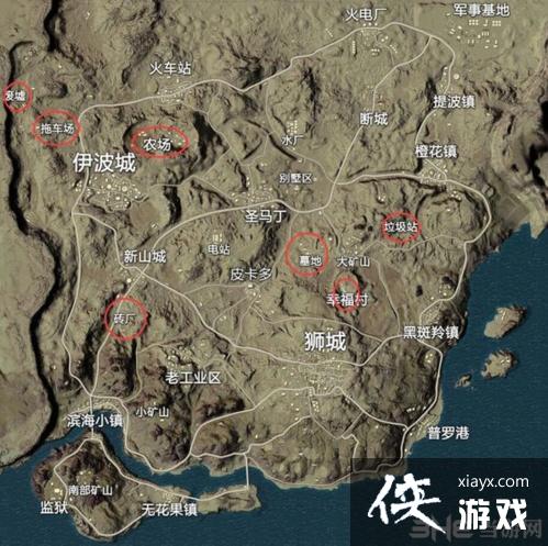 和平精英沙漠地图资源分布一览 和平精英沙漠地图资源分布一览