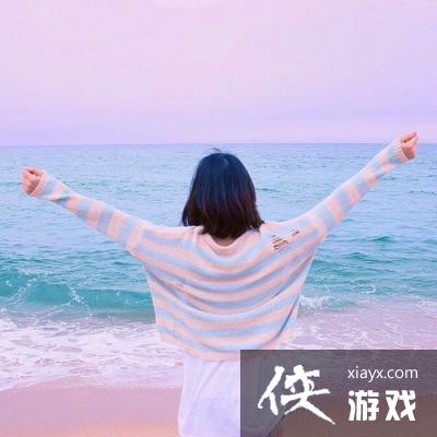 小清新女生海邊背影頭像高清2020