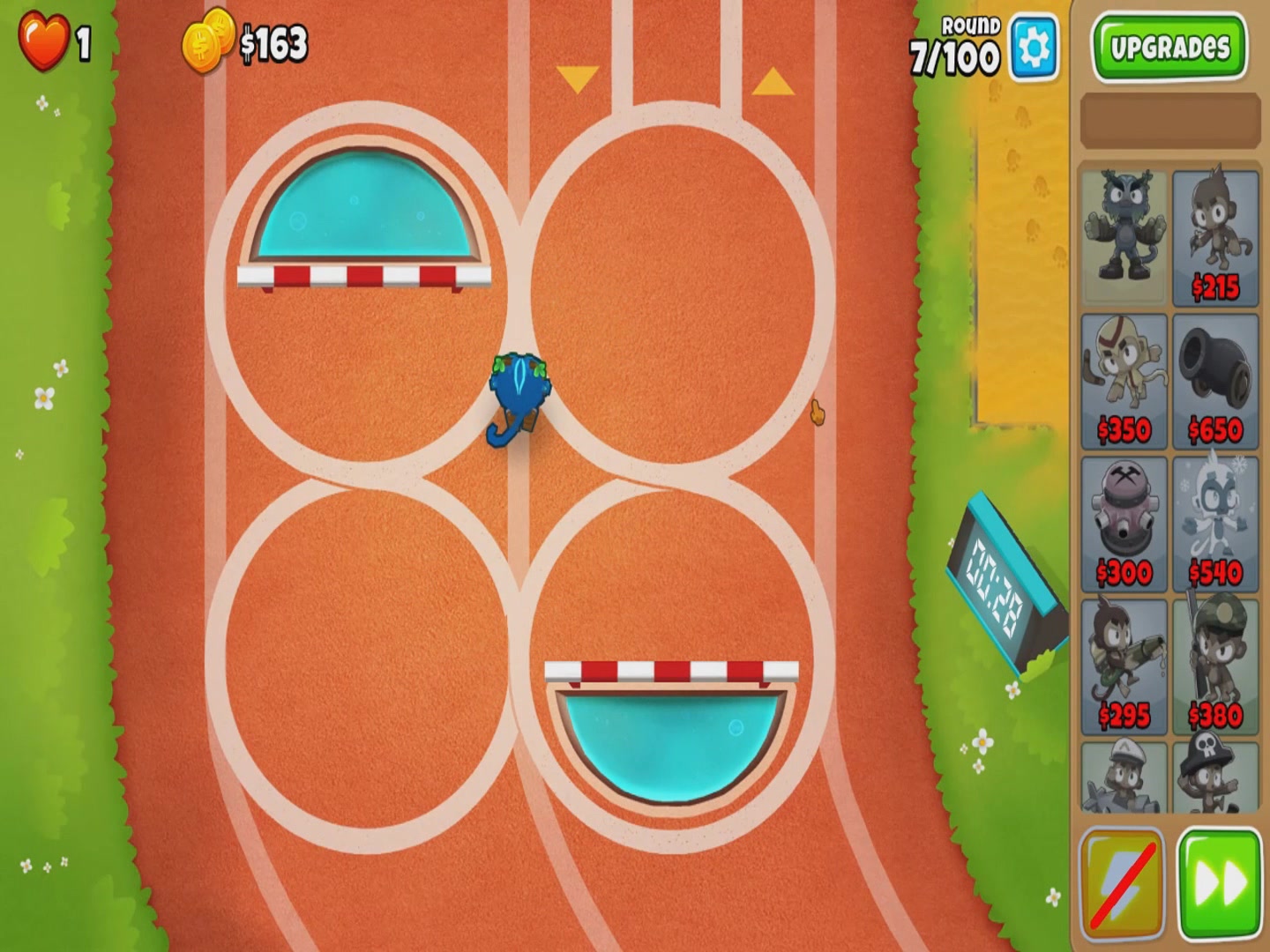 ����������6���ĸ�ԲȦCHIMPS�Ѷ�ʣ��ʮ���Ǯͨ��