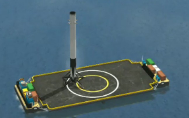 ���ֻ�������SpaceX��ӥ9�ŵ�һ�����ա���һ����½ģ����