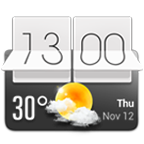 HTC Sense Style Weather Widget 12.9.3.3930