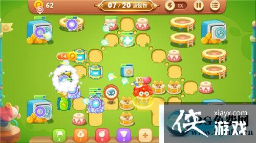 保卫萝卜3冒险模式游乐场第43关金萝卜攻略 保卫萝卜3冒险模式游乐场第43关金萝卜攻略