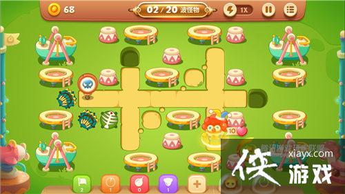 保卫萝卜3冒险模式游乐场第36关金萝卜攻略 保卫萝卜3冒险模式游乐场第36关金萝卜攻略