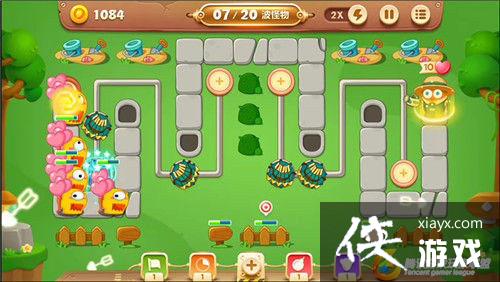 保卫萝卜3冒险模式公园第52关金萝卜攻略 保卫萝卜3冒险模式公园第52关金萝卜攻略