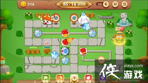 保卫萝卜3冒险模式公园第57关金萝卜攻略 保卫萝卜3冒险模式公园第57关金萝卜攻略