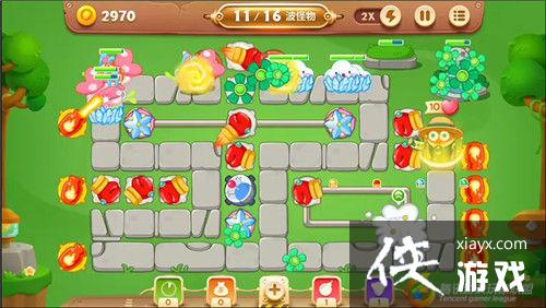 保卫萝卜3冒险模式公园第57关金萝卜攻略 保卫萝卜3冒险模式公园第57关金萝卜攻略