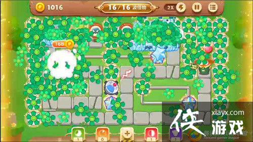 保卫萝卜3冒险模式公园第57关金萝卜攻略 保卫萝卜3冒险模式公园第57关金萝卜攻略