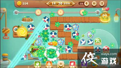 保卫萝卜3冒险模式码头第52关金萝卜攻略 保卫萝卜3冒险模式码头第52关金萝卜攻略