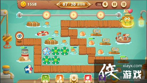 保卫萝卜3冒险模式码头第52关金萝卜攻略 保卫萝卜3冒险模式码头第52关金萝卜攻略