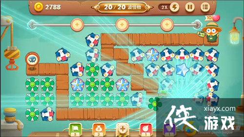 保卫萝卜3冒险模式码头第52关金萝卜攻略 保卫萝卜3冒险模式码头第52关金萝卜攻略