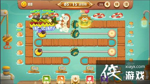 保卫萝卜3冒险模式码头第36关金萝卜攻略 保卫萝卜3冒险模式码头第36关金萝卜攻略