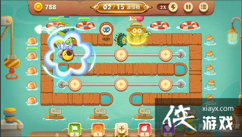 保卫萝卜3冒险模式码头第36关金萝卜攻略 保卫萝卜3冒险模式码头第36关金萝卜攻略