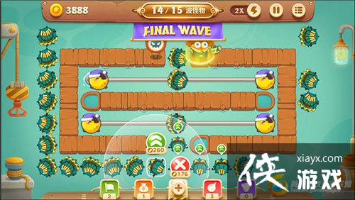 保卫萝卜3冒险模式码头第36关金萝卜攻略 保卫萝卜3冒险模式码头第36关金萝卜攻略