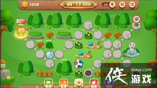 保卫萝卜3冒险模式公园第22关金萝卜攻略 保卫萝卜3冒险模式公园第22关金萝卜攻略