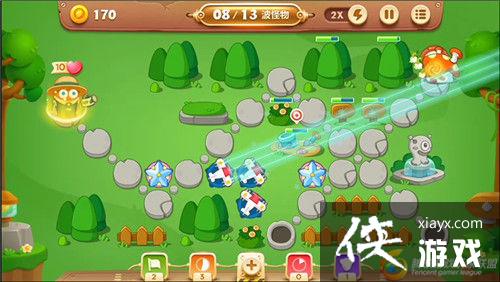 保卫萝卜3冒险模式公园第22关金萝卜攻略 保卫萝卜3冒险模式公园第22关金萝卜攻略