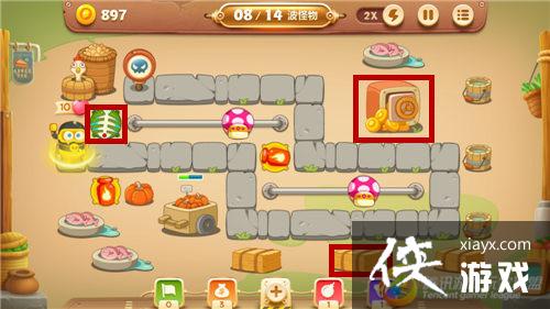 保卫萝卜3冒险模式集市第52关金萝卜攻略 保卫萝卜3冒险模式集市第52关金萝卜攻略