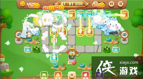 保卫萝卜3冒险模式公园第15关金萝卜攻略 保卫萝卜3冒险模式公园第15关金萝卜攻略