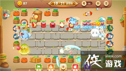 保卫萝卜3集市模式第40关金萝卜攻略 保卫萝卜3集市模式第40关金萝卜攻略