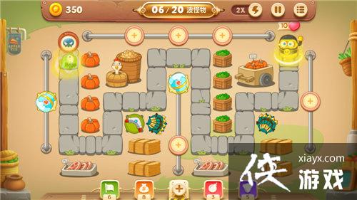 保卫萝卜3冒险模式集市44关金萝卜攻略 保卫萝卜3冒险模式集市44关金萝卜攻略