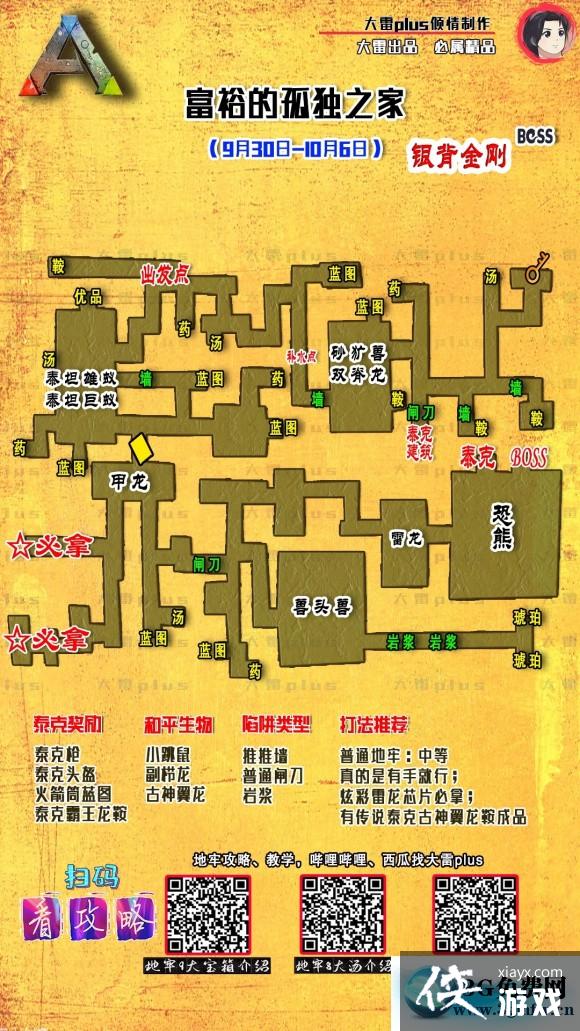 方舟生存进化手游富裕的孤独之家地牢攻略 方舟生存进化手游富裕的孤独之家地牢攻略