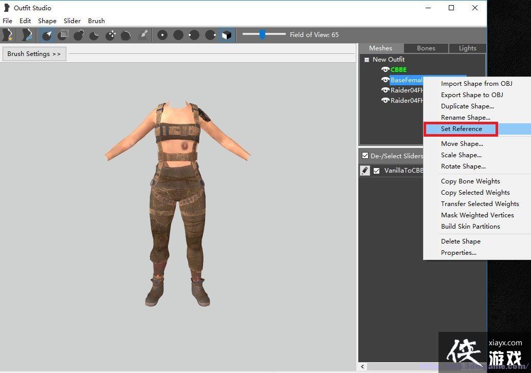 ����4����bodyslide��ԭ��װ��ת��ΪCBBE����ͼ�Ľ̳�
