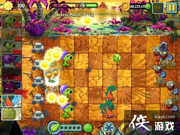 植物大战僵尸2第二天图文攻略 植物大战僵尸2第二天图文攻略