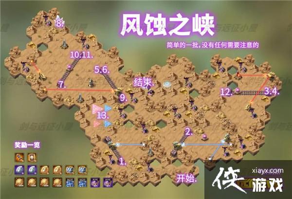 剑与远征风蚀之峡怎么过?风蚀之峡奇境探险通关路线图一览 剑与远征风蚀之峡怎么过?风蚀之峡奇境探险通关路线图一览