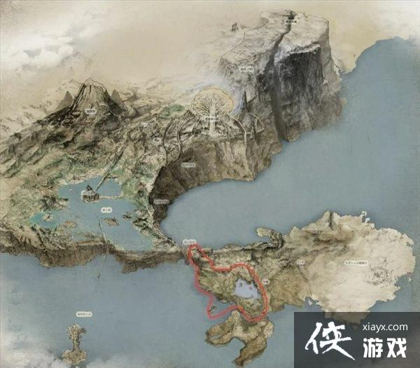 疑似《艾尔登法环》早期概念图泄露 古老的世界地图 疑似《艾尔登法环》早期概念图泄露 古老的世界地图