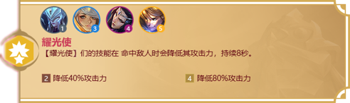 金铲铲之战耀光使羁绊什么效果