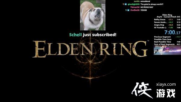 7分台!《艾尔登法环》新速通纪录6分59秒不当人啦 7分台!《艾尔登法环》新速通纪录6分59秒不当人啦