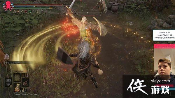 声控游玩《艾尔登法环》 整理发型上马,甩头放战技 声控游玩《艾尔登法环》 整理发型上马,甩头放战技