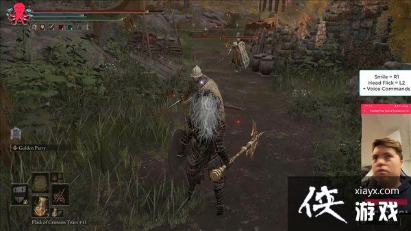 声控游玩《艾尔登法环》 整理发型上马,甩头放战技 声控游玩《艾尔登法环》 整理发型上马,甩头放战技