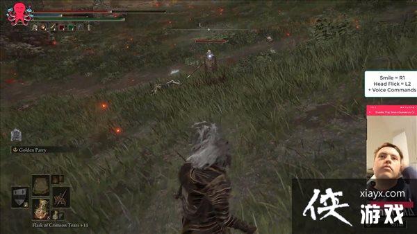 声控游玩《艾尔登法环》 整理发型上马,甩头放战技 声控游玩《艾尔登法环》 整理发型上马,甩头放战技