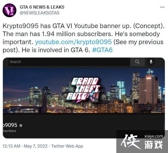 网传《GTA6》新预告将至 发售日或于下周财报会议公开 网传《GTA6》新预告将至 发售日或于下周财报会议公开