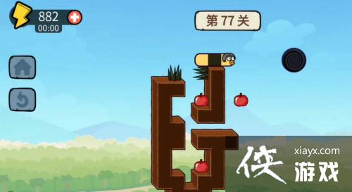 贪吃的苹果蛇第77关通关攻略