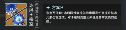 原神重云带什么圣遗物