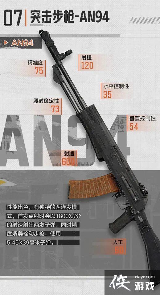 《暗区突围》突击步枪an94介绍