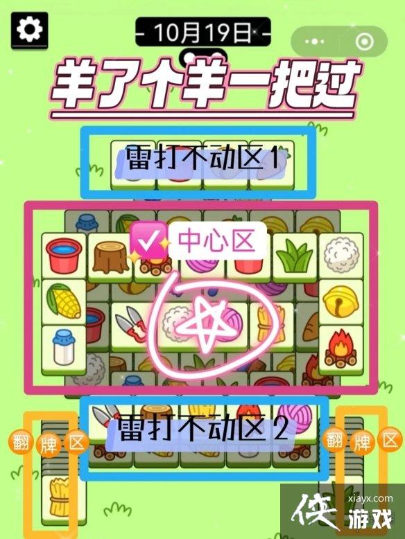 羊了个羊今日攻略10.19