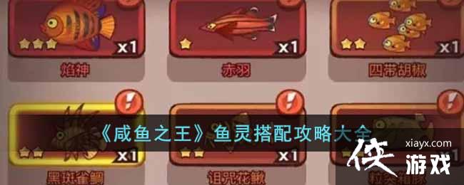 《咸鱼之王》鱼灵搭配攻略大全