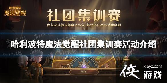 哈利波特魔法觉醒社团集训赛怎么玩