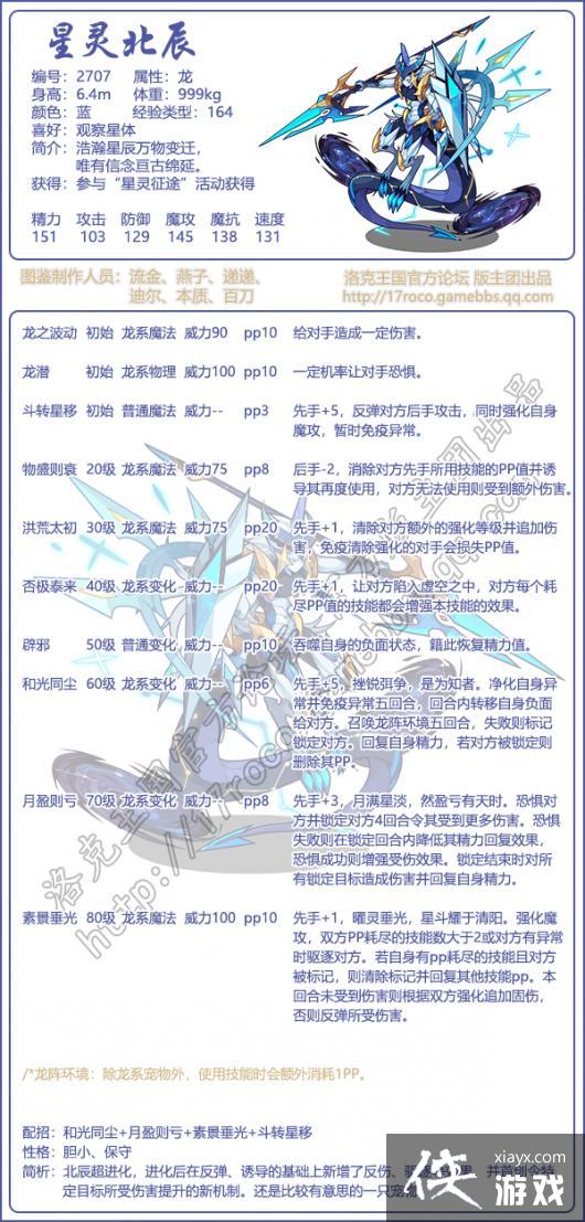 《洛克王国》星灵北辰技能搭配推荐 《洛克王国》星灵北辰技能搭配推荐