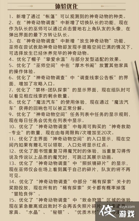 哈利波特魔法觉醒2月8日更新公告 哈利波特魔法觉醒2月8日更新公告