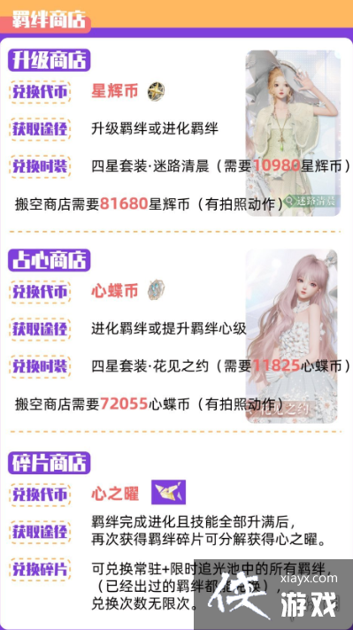 以闪亮之名兑换商店有哪些 以闪亮之名兑换商店有哪些