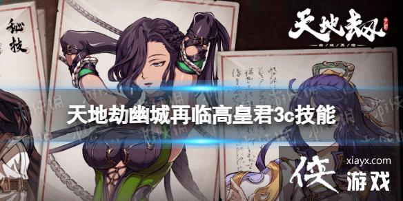 天地劫高皇君3c技能怎么样 天地劫高皇君3c技能怎么样