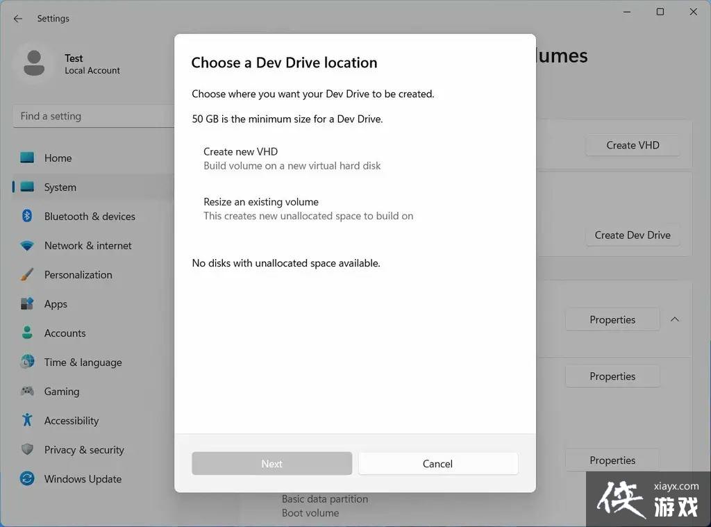 Win11 Build 25309 预览版怎么创建ReFS格式的VHD虚拟磁盘? Win11 Build 25309 预览版怎么创建ReFS格式的VHD虚拟磁盘?