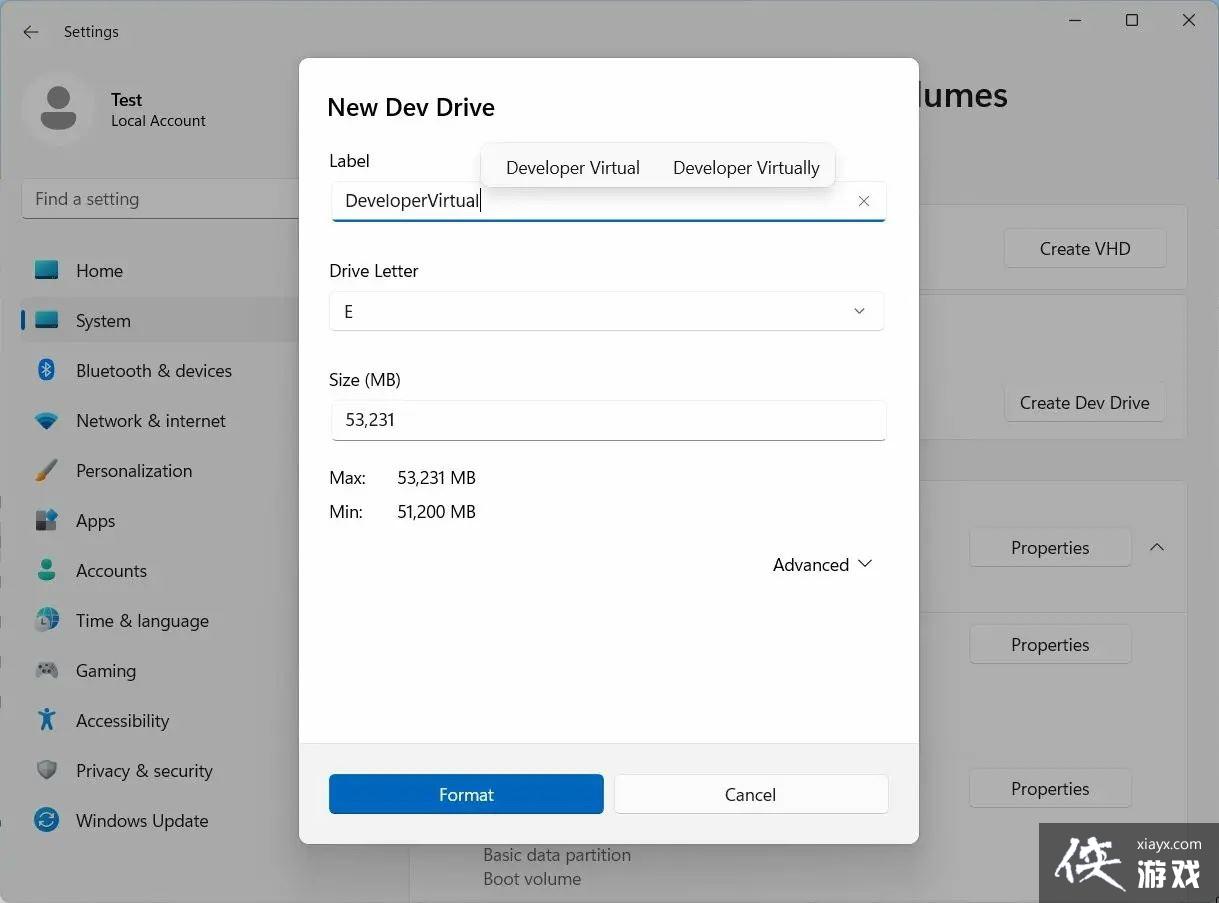 Win11 Build 25309 预览版怎么创建ReFS格式的VHD虚拟磁盘? Win11 Build 25309 预览版怎么创建ReFS格式的VHD虚拟磁盘?