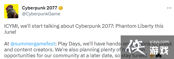 ���������2077������֮Ӱ������6�·ų�����Ϣ ����ʾ