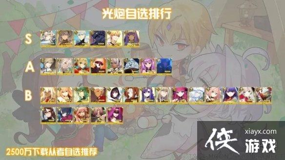 FGO2500万四星自选推荐 FGO2500万四星自选推荐