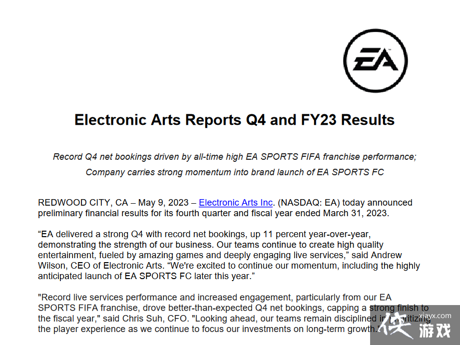 EA�Ʊ���2022���������74�� Q4��FIFA��Ԥ��������3��